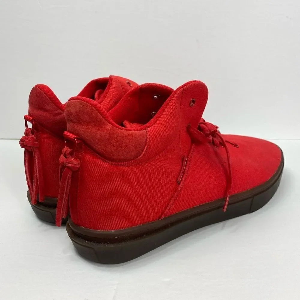 Clear Weather The One Ten Mid Top Sneaker Shoes Red Water Resistant Size 13